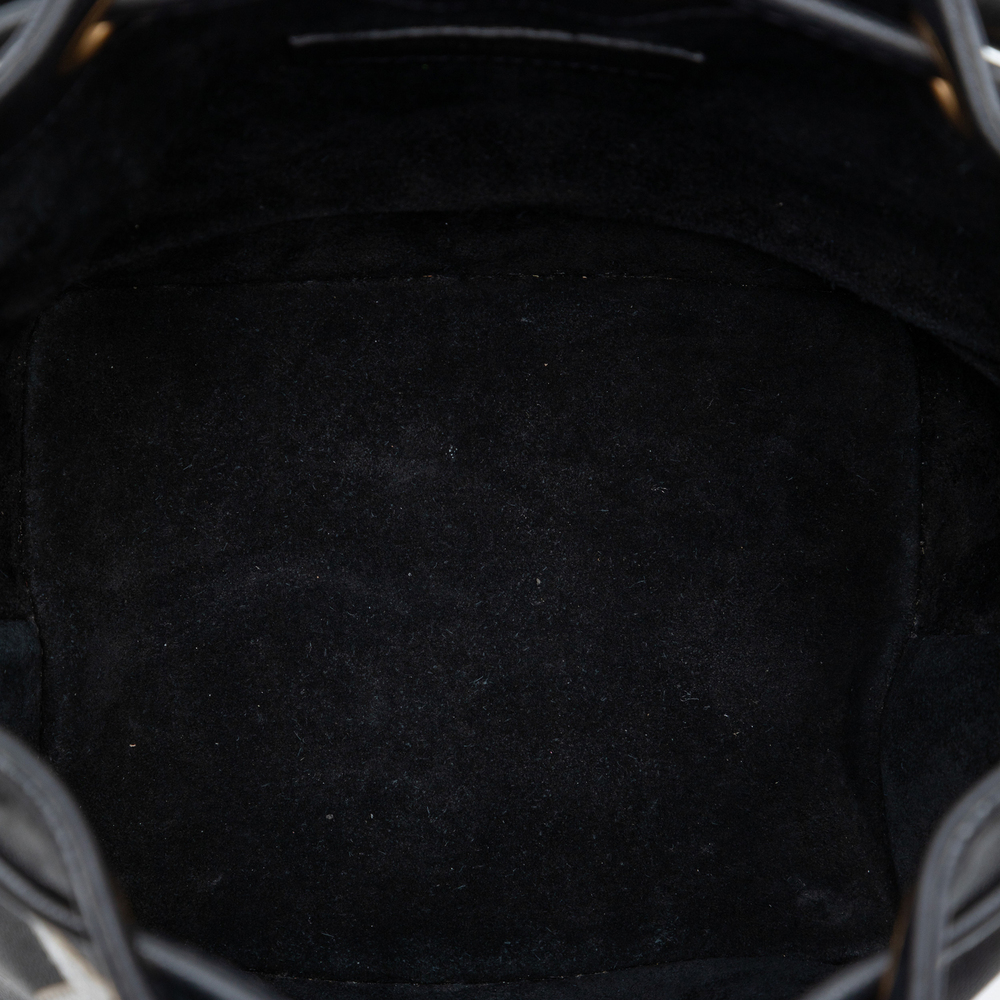Pre-Loved Saint Laurent Small Calfskin Star Patchwork Emmanuelle Bucket Bag - Picture 4 of 6